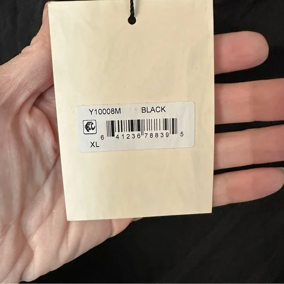 Luxely at Nordstrom Women’s River Black Cap Sleeve Draped Top Dress Sz XL NWT